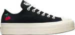 Кроссовки Wmns Chuck Taylor All Star Lift Platform Low 'Cherries', черный - фото