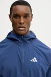 Беговая куртка run essentials Adidas Performance, синий - фото 4