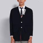 THOM BROWNE Свитер мужской темно-синий - фото 5