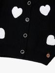 Детский кардиган с вязаным сердцем Angel & Rocket, Black - фото 8
