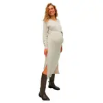 Платье Vero Moda Efile Maternity long sleeve midi, бежевый - фото