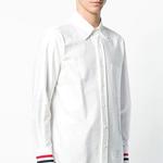 Футболка мужская белая THOM BROWNE - фото 5