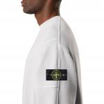 Свитшот с нашивкой-логотипом STONE ISLAND, серый - фото 3