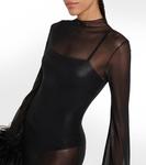 Платье миди Lumière Plumage OSÉREE, черный - фото 4