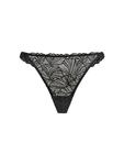 Трусы Erlich Textil String FLUID LACE, черный - фото