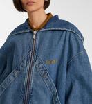 Джинсовый блузон The Attico, Sky Blue - фото 4