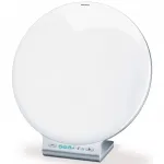 Лампа дневного света TL 100 с интенсивностью света 10 000 Люкс на расстоянии 10 см Изменяющее цвет настроение свет с функцией смены цвета, таймер, диммер, медицинское изделие Beurer, белый - фото