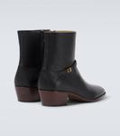 Кожаные ботинки Pat VLogo Signature Valentino Garavani, Nero - фото 6