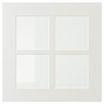 Стеклянная дверь, белая, 40х40 см IKEA Stensund - фото
