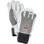 Армейские кожаные патрульные перчатки Hestra, Light Grey - фото