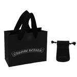 Chrome Hearts Серьги-гвоздики унисекс черные - фото 4