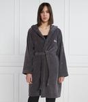 Халат однотонный Relaxed fit Boss, черный - фото 3