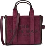 Сумка-тоут Marc Jacobs The Suede Small Tote Bag, цвет Dark Plum - фото
