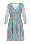 Платье IZIA Day dress, Aqua Multicolor/Orange - фото 5
