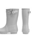 Сапоги резиновые Hunter с застежкой, серый - фото 3
