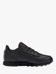 Детские классические кожаные кроссовки Reebok, Black - фото 9