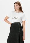 Юбка KARL LAGERFELD A-line skirt, Black - фото 4