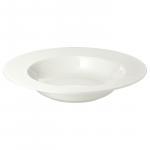 Тарелка глубокая Ikea Ofantligt, 24 см, белый - фото