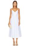 Платье миди с завышенной талией becker princess Nicholas, белый - фото