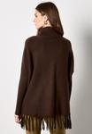 Джемпер Apricot ROLL NECK FRINGE, Brown - фото 3