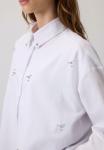 Блуза Touché Privé Button-down blouse, White/White - фото 3