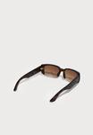 Солнцезащитные очки Alexander McQueen Sunglasses, Havana/Brown/Brown - фото 2