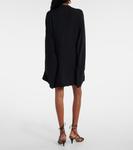 Мини-платье из шелка Mehna Khaite, черный - фото 3