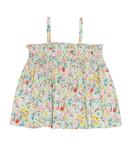 Хлопковый топ с цветочным принтом Baby Abricot Bonpoint, Fleurs Vert Cla - фото 4