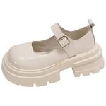 Туфли Мэри Джейн на платформе женские CPXO, Ecru - фото