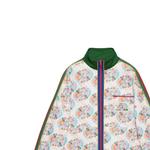 Куртка женская Gucci x The North Face, белый / зеленый - фото 5