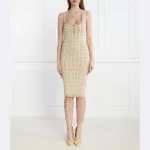 Платье Elisabetta Franchi, бежевый - фото