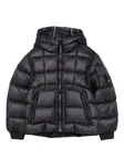 Стеганая куртка с капюшоном C.P. Company Kids, черный - фото