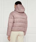 Куртка-бомбер женская Ea7 утепленная с капюшоном, розовый - фото 3