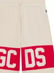Шорты с кулиской и логотипом Gcds, нейтральный - фото 2