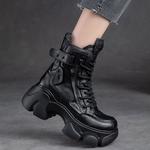 Ботинки Martin Boot женские Yao Qia, коричневый - фото 13