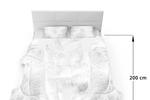 Одеяло EDANTI Miss, белый - текстиль - 160 х 200 х 200 см - фото 5