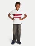 Рубашка поло стандартный крой KB0KB09528 D Tommy Hilfiger, белый - фото 2