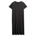 Платье Superdry W8011868A short sleeve midi, черный - фото