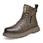 Мужские ботинки Martin серый Yedani - фото 2