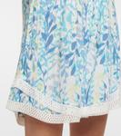 Мини-платье с принтом Саши Poupette St Barth, Blue Esterel - фото 5