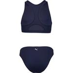 Купальник для девочек, бикини-борцовка Puma, синий - фото 2