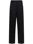 Брюки с абстрактным узором Marni, черный - фото