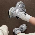 Кроссовки CHERRY&KALIKA Chunky Sneakers Women's Low-top Silver, серебряный - фото 6