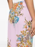 Прямые брюки с цветочным принтом ETRO, розовый - фото 5