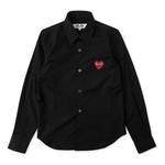 Рубашка red emblem button down 'black' Comme Des Garcons Play, черный - фото
