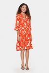 Мини платье SAINT TROPEZ, Orange red - фото 4