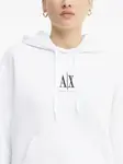 Толстовка с вышитым логотипом Armani Exchange, белый - фото 3