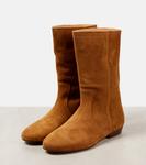 Замшевые ботильоны Stefa Isabel Marant, Cognac - фото 4