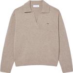 LACOSTE Кашемировый свитер Women's Light Brown - фото