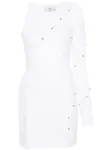 Декорированное платье мини Chiara Ferragni, белый - фото